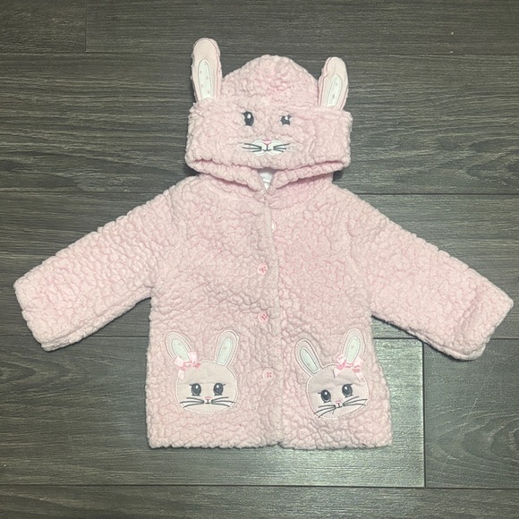 Nannette Other - Nannette Pink Easter Bunny Kids Jacket